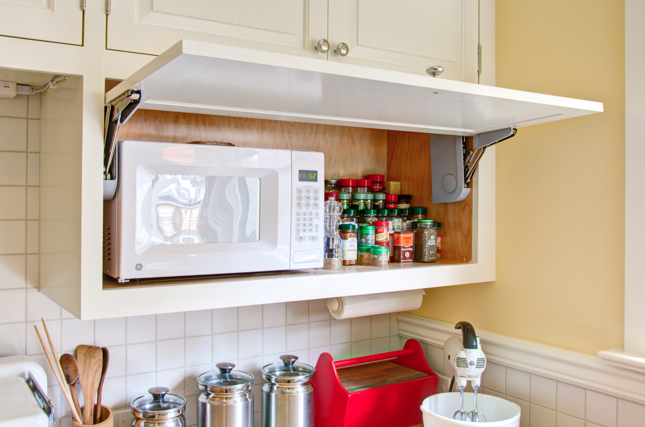 Kitchen Design Trends Microwave Cabinet