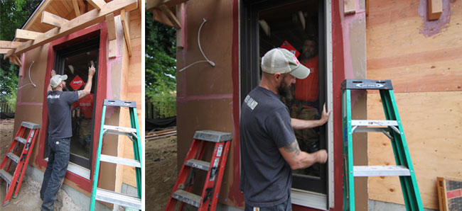 Marvin Integrity windows installed into Portland Accessory Dwelling Unit.