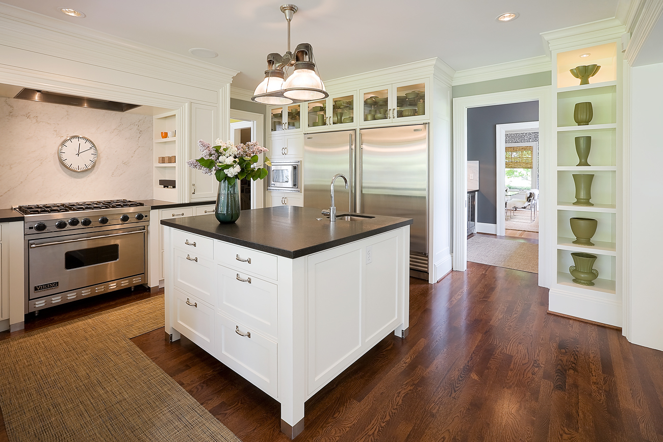 Kitchen Island in Kitchen Remodel by Portland Contractor