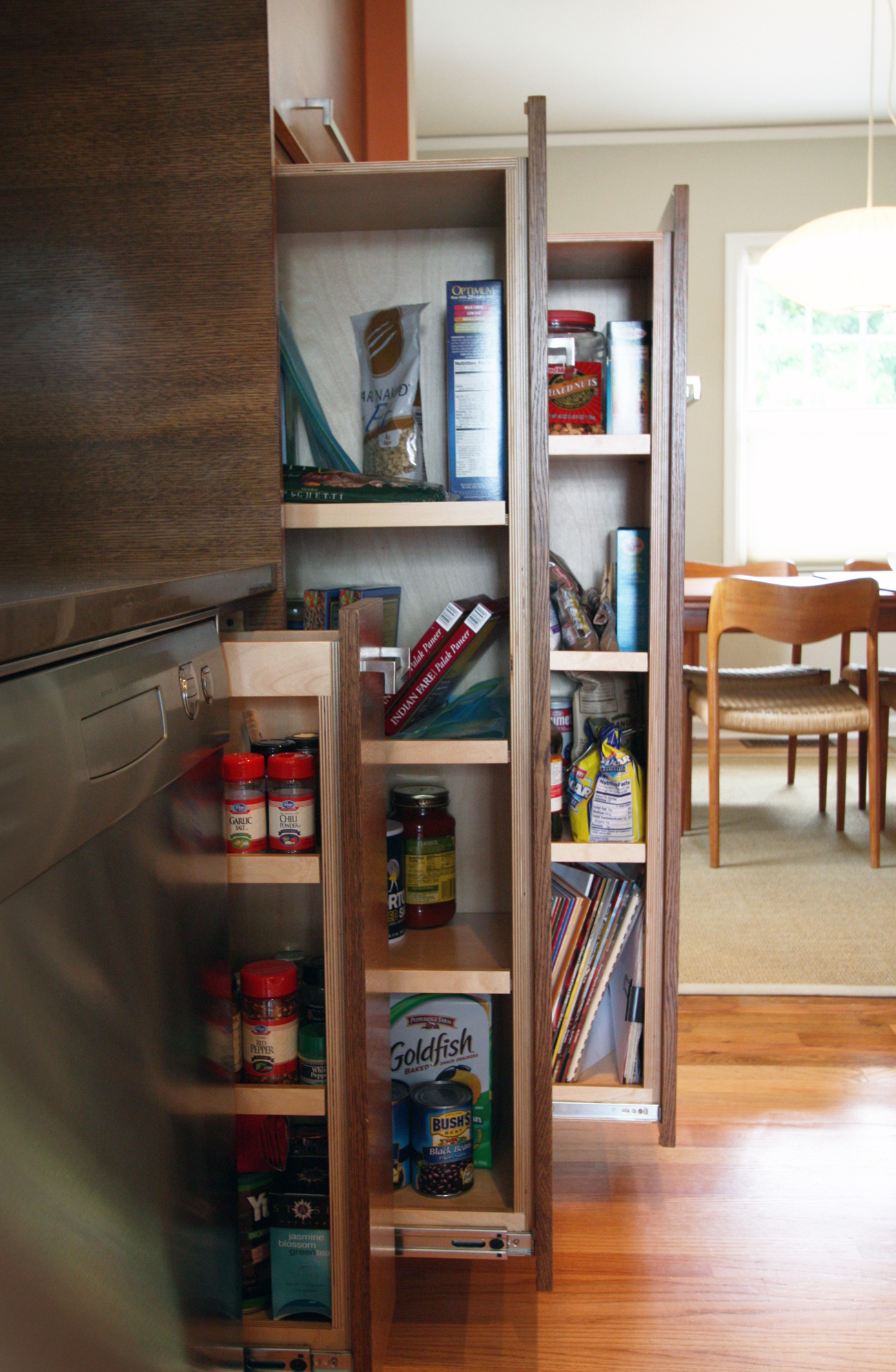 Kitchen Design Slide Out Cabinets