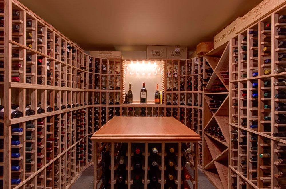 Addition remodel of Portland tudor by home builder Hammer & Hand - wine cellar