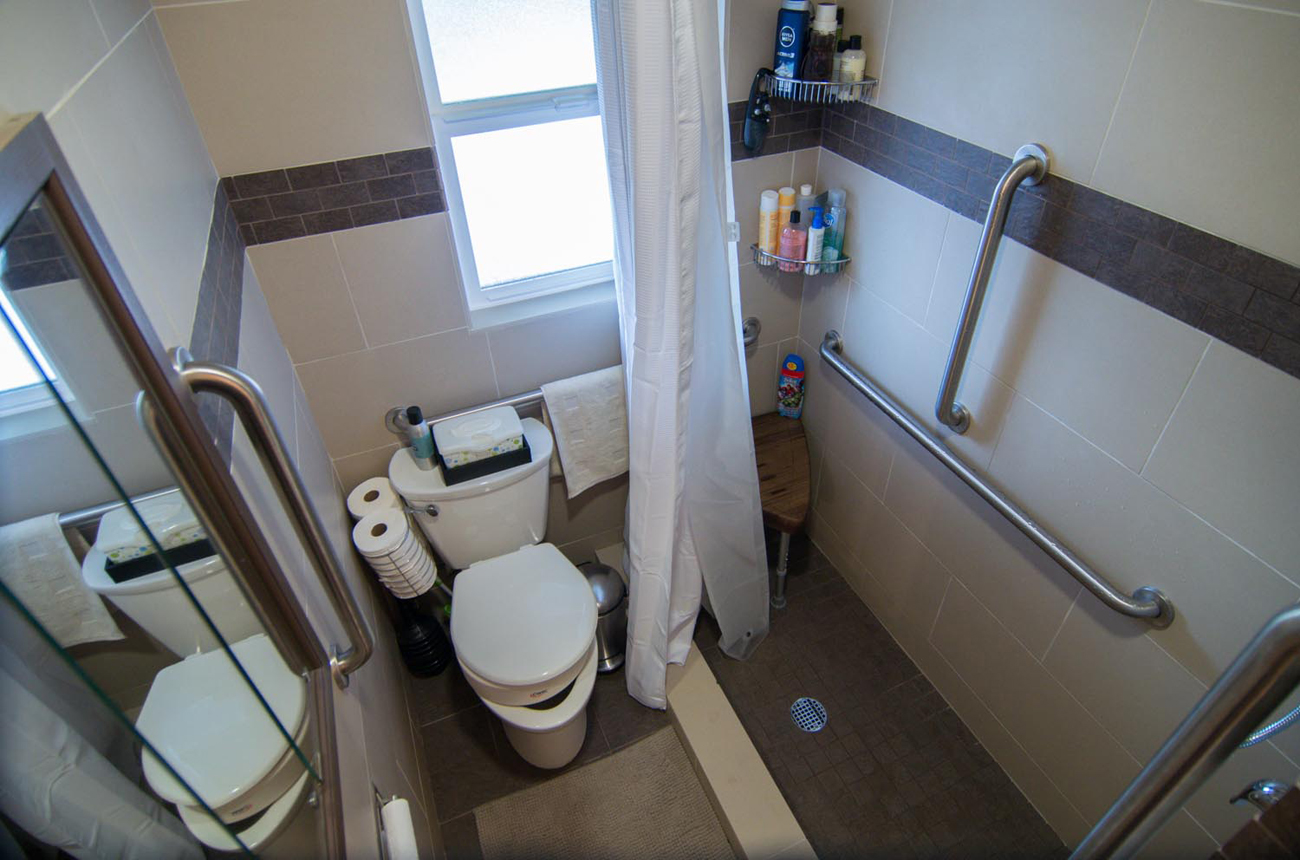 ADA Wetroom Bathroom Remodel by Hammer & Hand