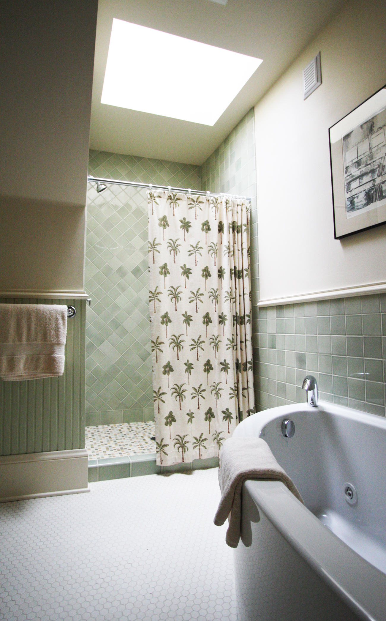 Green Bathroom Tile