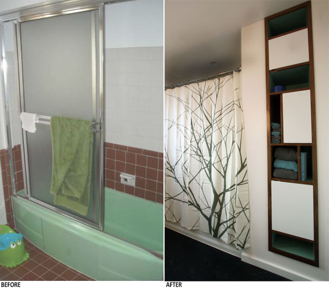 Portland bathroom remodel - Mid-Century Modern design