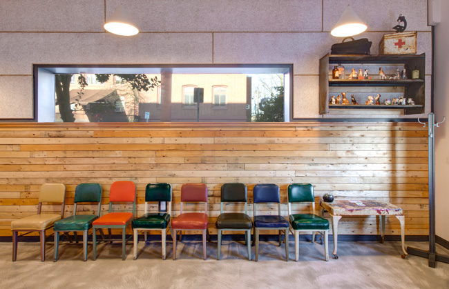 Seattle remodel of Urban Animal veterinary practice by Hammer & Hand.