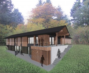 Pumpkin Ridge Passive House - rendering by Scott | Edwards Architecture