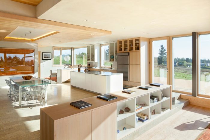Kitchen and Dining Area in Karuna Passive House
