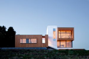 Exterior of Karuna Passive House by Portland Home Builder Hammer & Hand