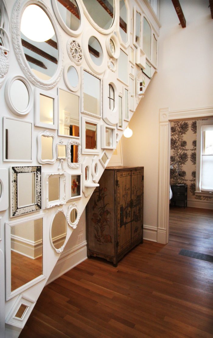 Mirror Gallery Wall in 936 Home Remodeling Project
