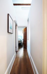 Hallway in 936 Home Remodel