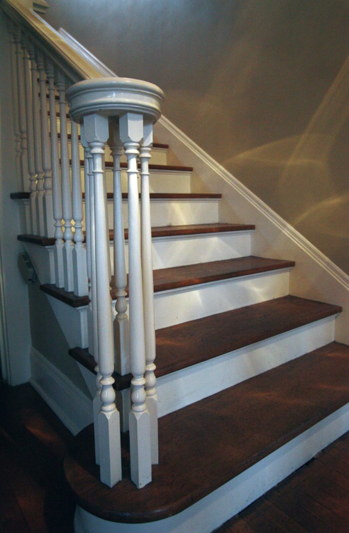 Stairs in Historic Garage Remodel by Portland Remodeler Hammer & Hand