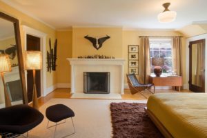 Fireplace in Irvington Home Remodel