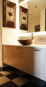 Sink and Vanity in Pearl Condo Bathroom Remodel
