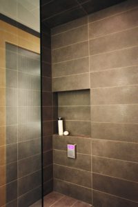 Shower in Pearl Condo Bathroom Remodel