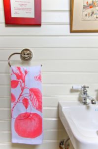 Sink and Towel in Retro Bathroom Remodeling Project