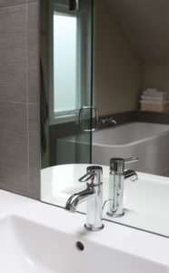 Sink and Mirror in Richmond Bathroom Remodel