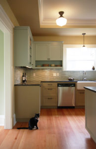 Kitchen Remodel in Shaker Modern Home by Portland Builder Hammer & Hand