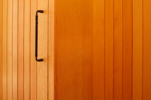 Detail of Custom Door Made by Hammer & Hand Woodshop