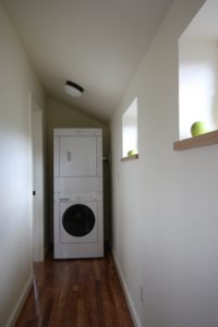Laundry in Super Efficient ADU