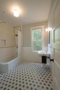 Bathroom Remodel in Twin Studios Duplex Conversion