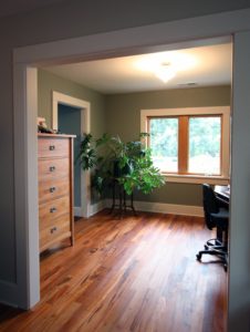 Office Area in Victorian Home Remodel