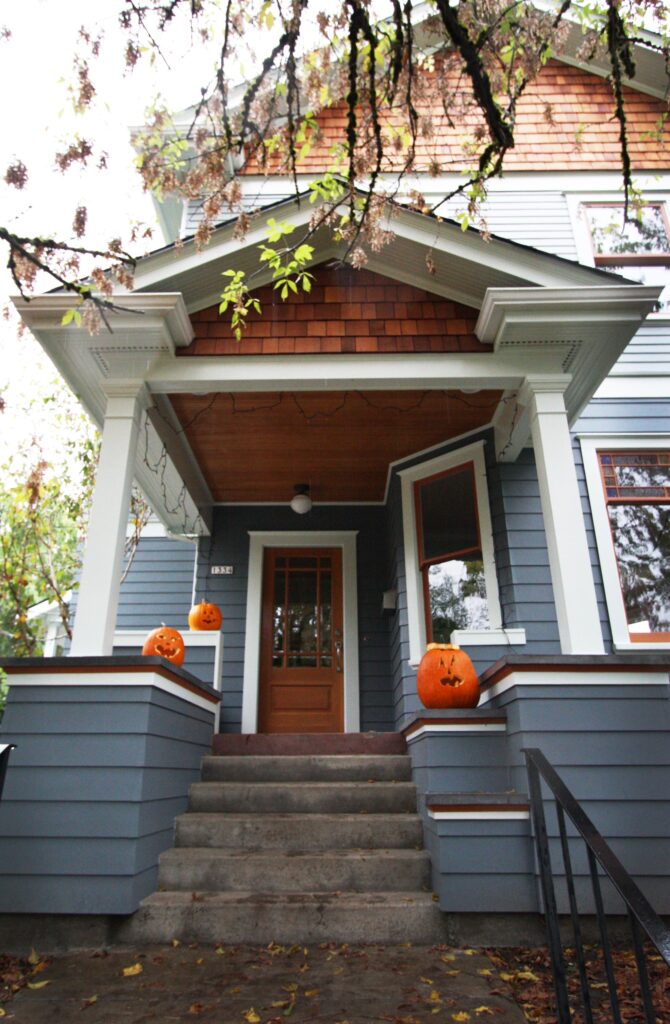 Exterior of Victorian Remodel in Portland Oregon
