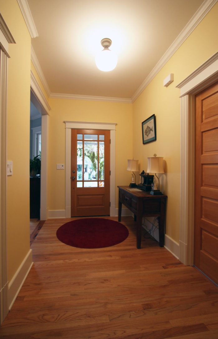 Entry to Victorian Home Remodel in Portland Oregon
