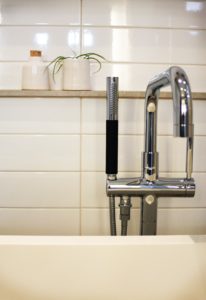 Faucet Detail in Wintler Park Bathroom Remodel
