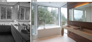 Bathroom Remodel Before & After Pics in Fairmont Home Remodel