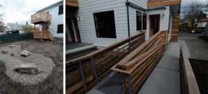 Exterior of Portland Duplex Remodel by Hammer & Hand