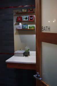 Bathroom in Hammer & Hand Portland Office