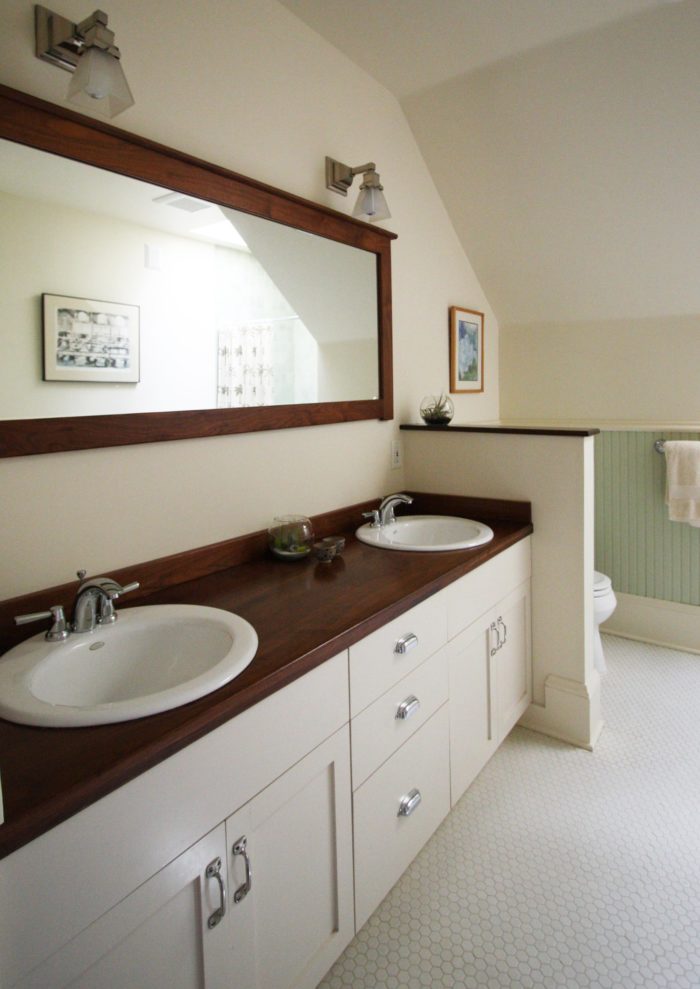 Double Sinks in Laurelhurst Bathroom Remodel