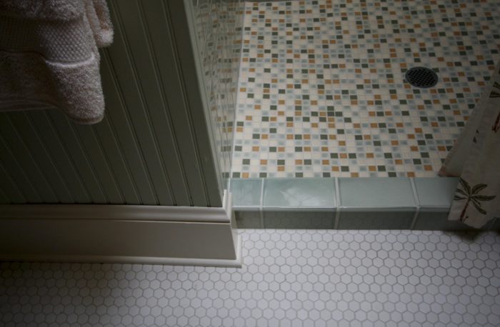 Tile Floor in Laurelhurst Bathroom Remodel