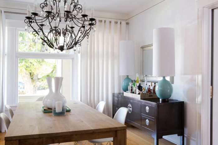Dining Room in Nob Hill Home Remodel