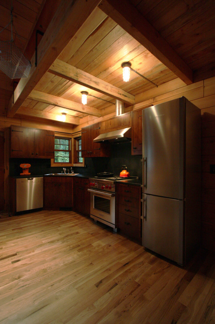 Kitchen in Rhododendron Cabin