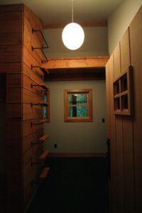 Ladder in New Home Cabin in Oregon