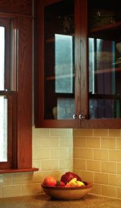 Cabinets and Backsplash Tile in Rose City Park Kitchen Remodel