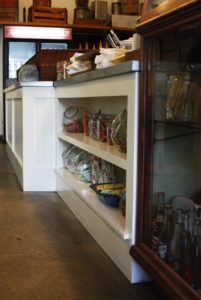Open Shelves at Salt & Straw Scoop Shop Restaurant Remodel