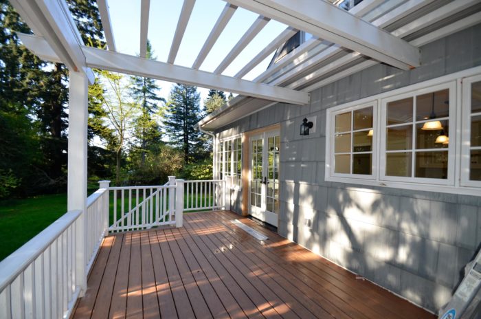Deck at Taylors Ferry Home Remodeling Project