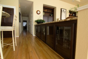 Refinished Cabinet and Wood Floors in Tigard Remodel