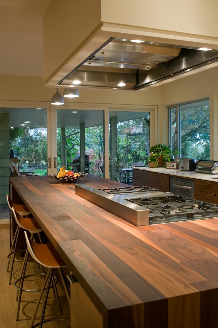 Kitchen Island in Vancouver Ranch Remodel