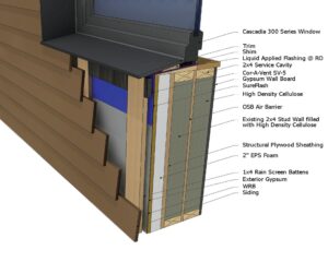 Glasswood Passive House Wall Assembly