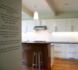 Wall Art in Irvington Kitchen Remodel in Portland OR