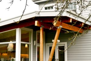 Exterior of Irvington Kitchen Remodel by Portland Home Builder Hammer & Hand