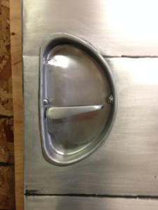 Custom Metal Door Handle Detail