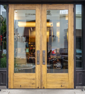 Custom Store Entry Doors by Hammer and Hand