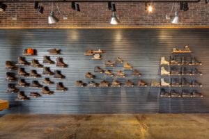 Shoe Wall in Danner Commercial TI by Portland General Contractor Hammer & Hand