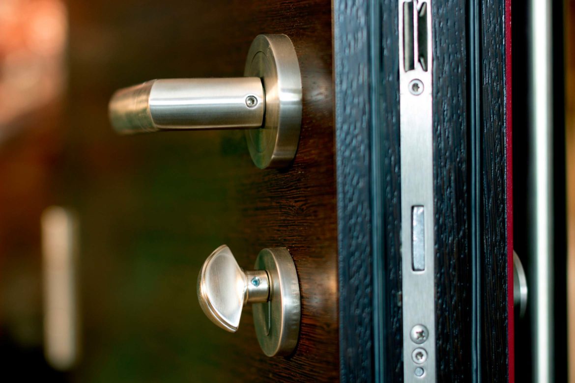 Passive House door detail - interlocking system
