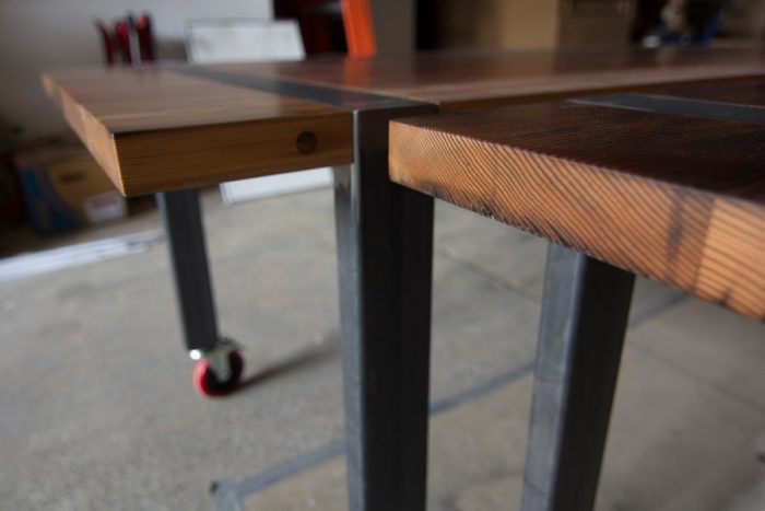 Tables Made of Reclaimed Wood by Hammer & Hand