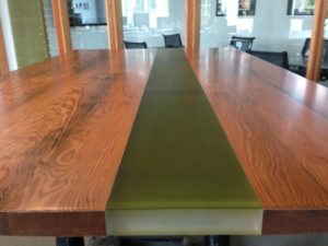 Picklewood Table with Vintage Base Made by Hammer & Hand